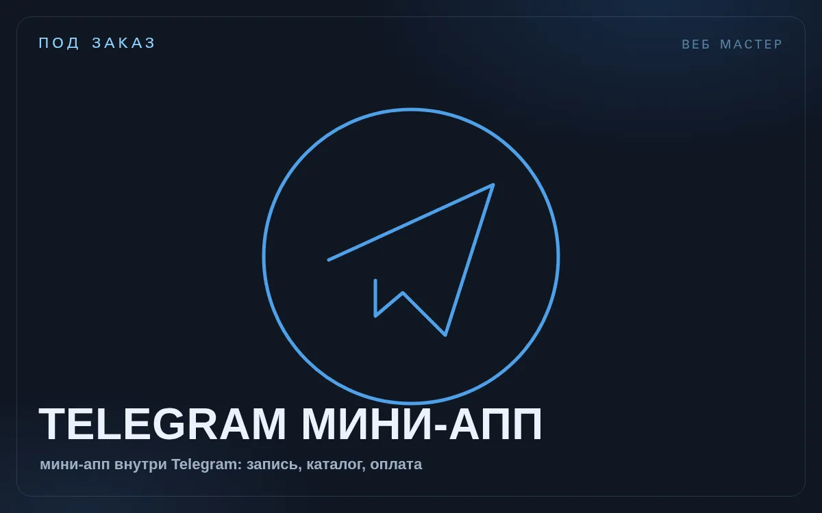 Telegram мини-апп